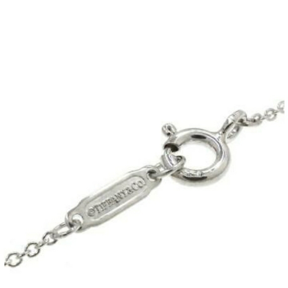 Tiffany & Co. Heart Padlock Lock Necklace 16" Sterling Silver 925 - Picture 4 of 12